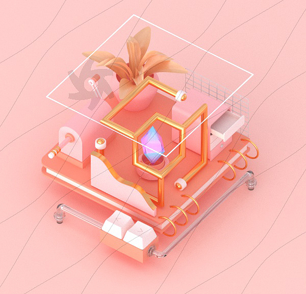 c4d小场景（图ZMjY1NDQ4NjA4） - 场景 - 站酷设计师没有糖吃的孩子原创素材 - 站酷ZCOOL