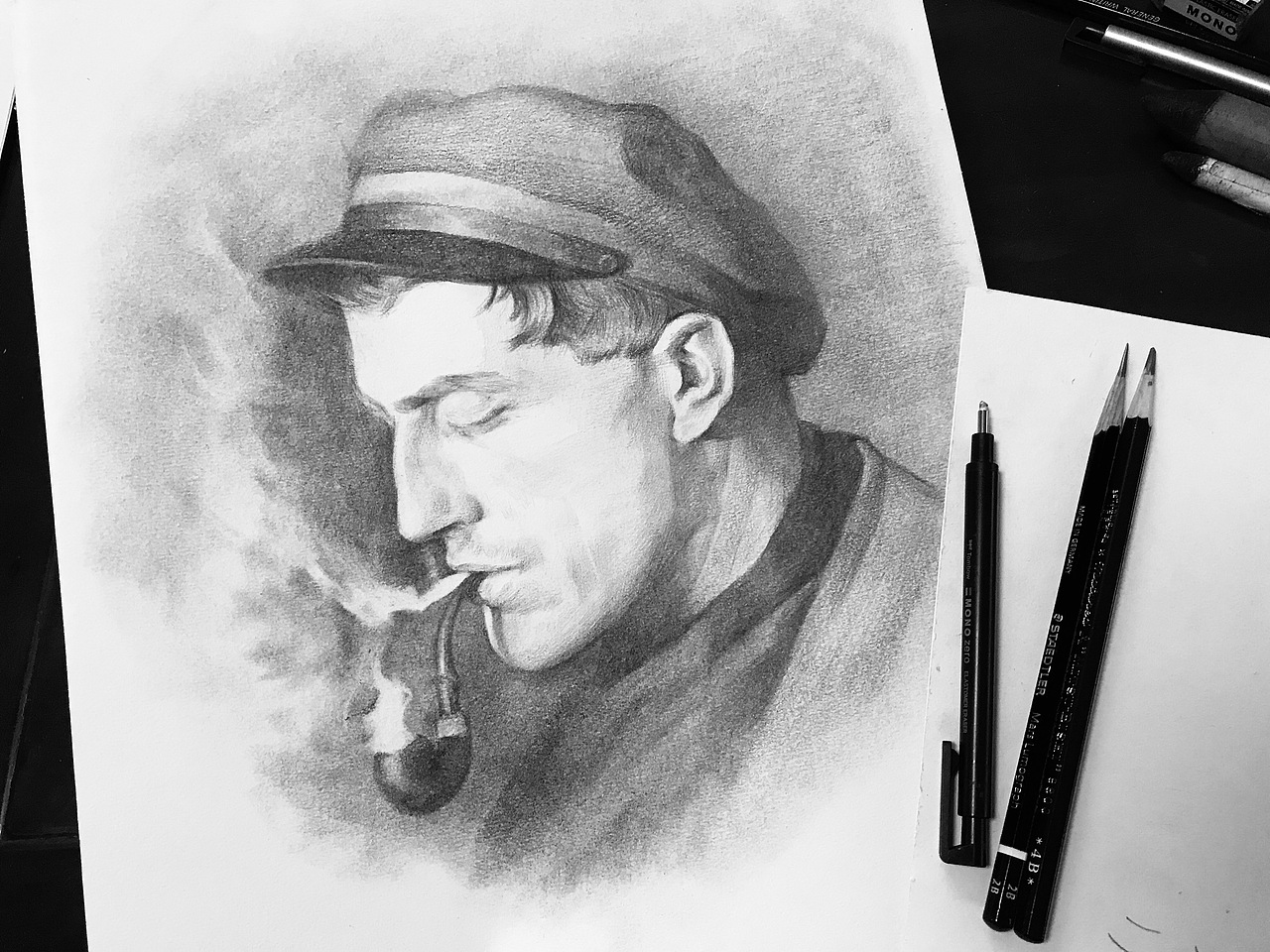 好久不画纸上素描