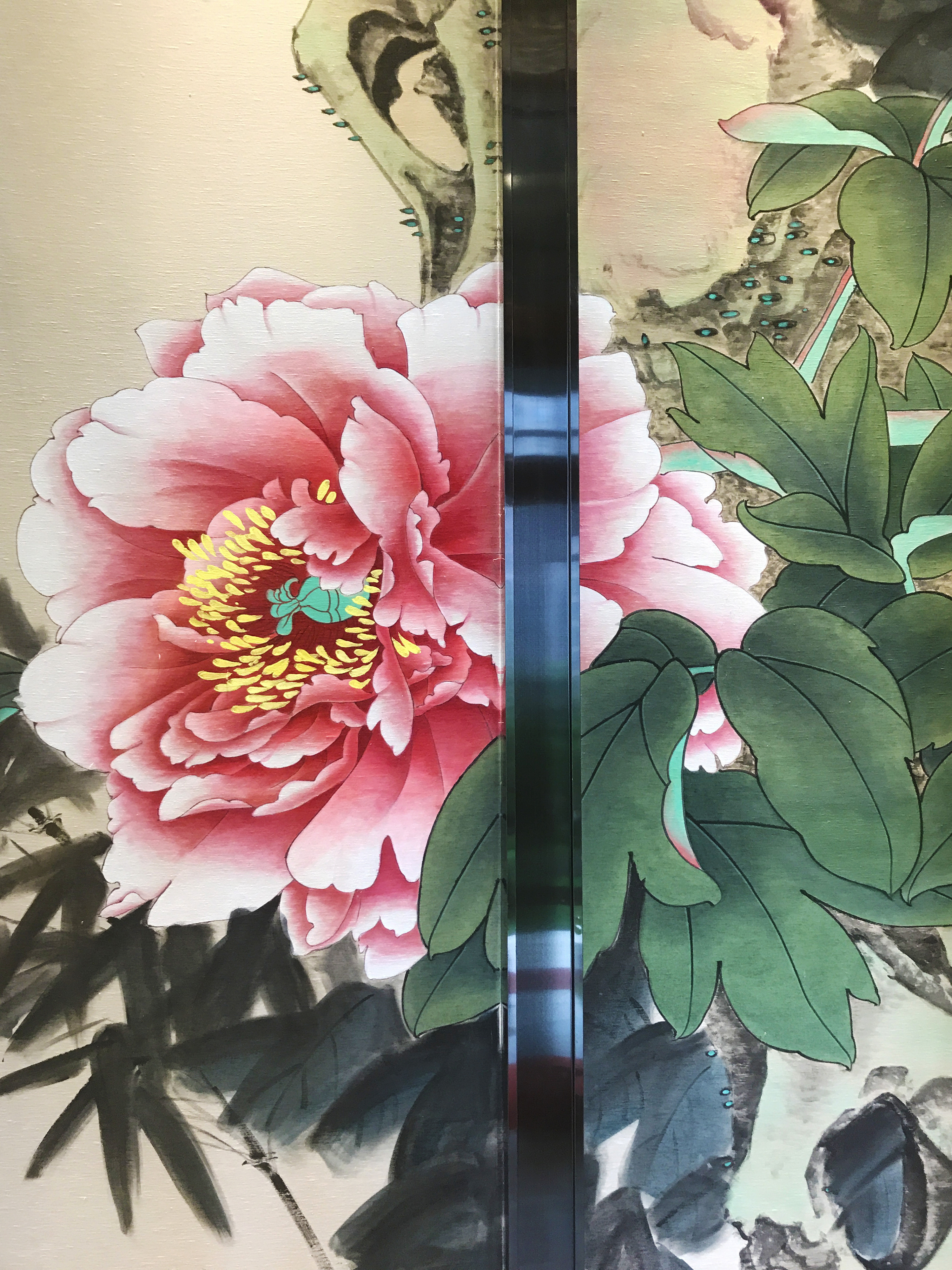 《牡丹花》 第三篇 元田壁画 |其他|墙绘/立体画|元田艺术 - 原创作品