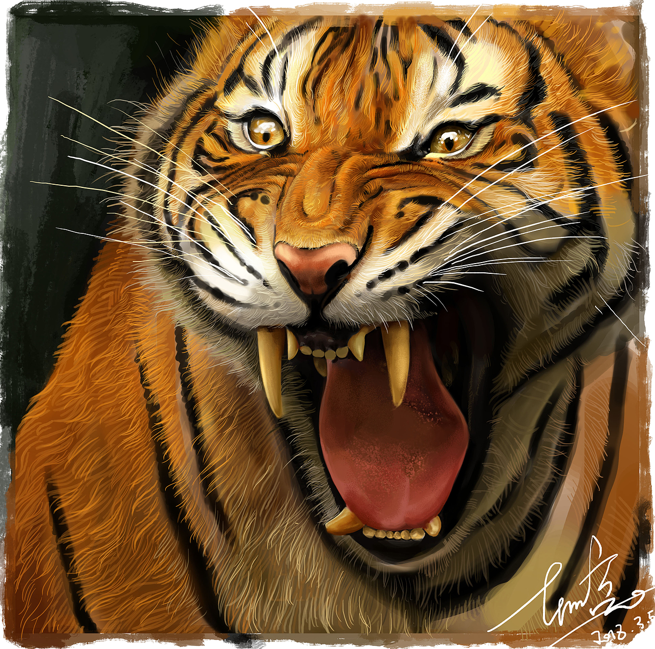 2018--作品合集-大猫动物系列（图ZMTQwMjcxOTA4） - 商业插画 - 站酷设计师狮子大亨原创素材 - 站酷ZCOOL