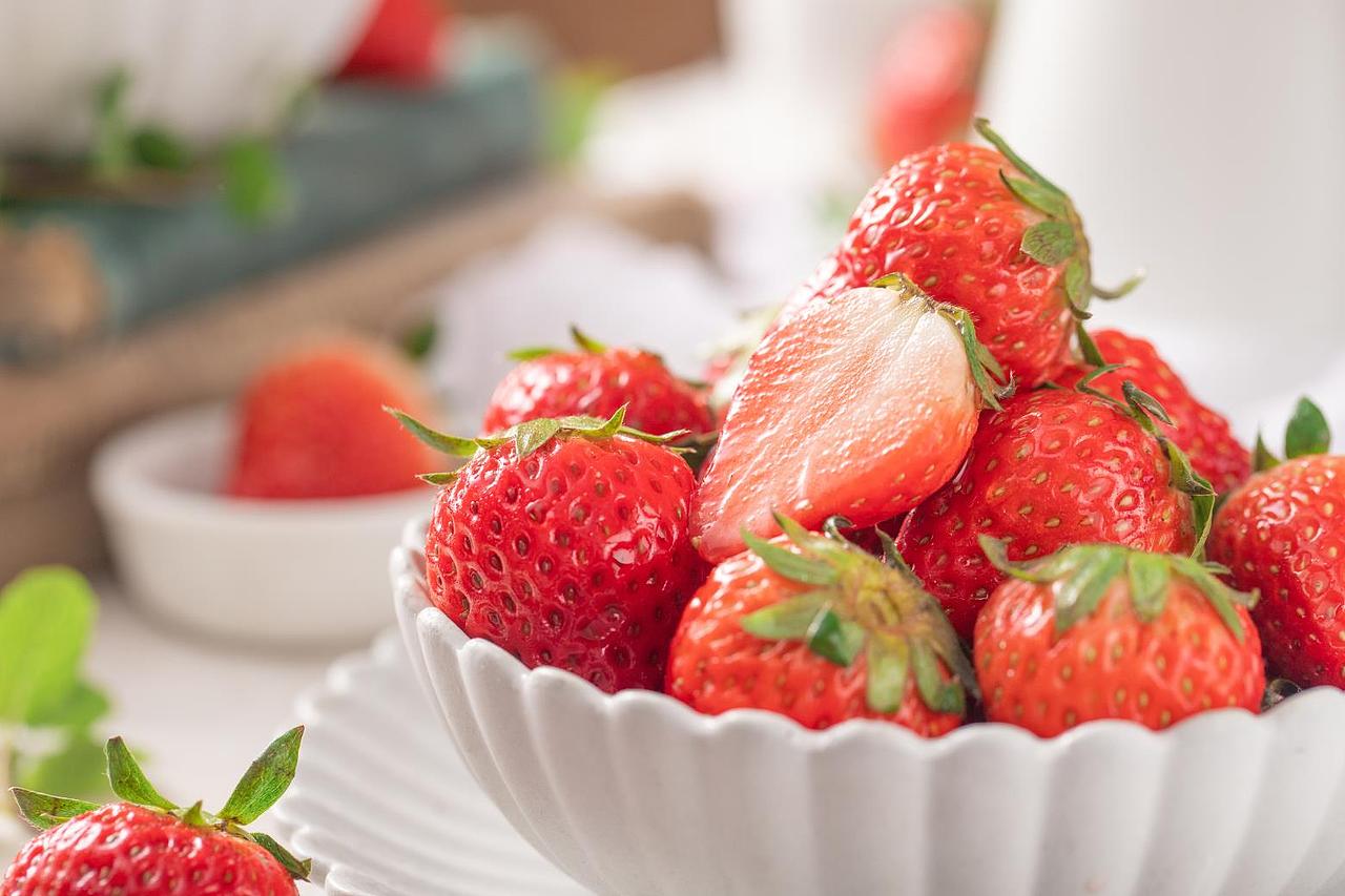 清新亮调|草莓拍摄