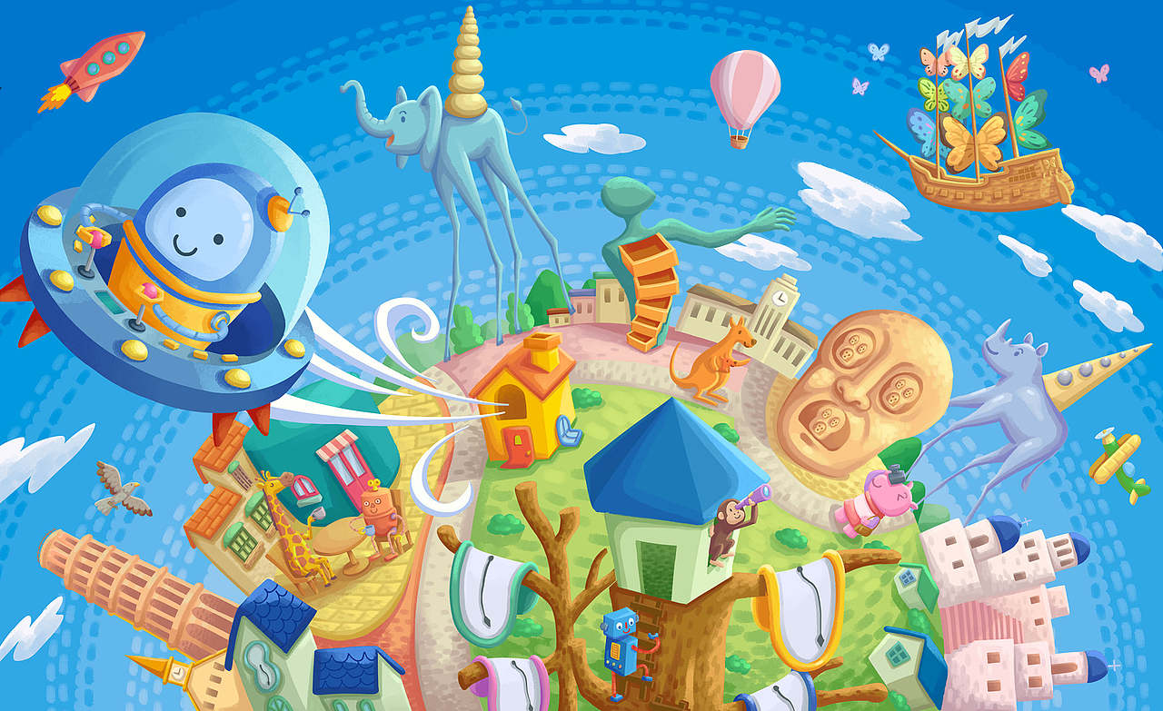 橘子蘋果兒童程式學苑課本繪圖