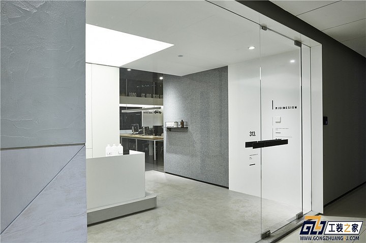 西安金融公司办公室装修设计图