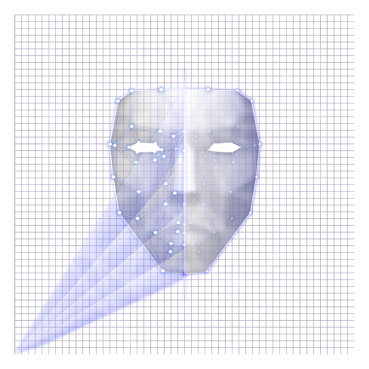 各种人脸扫描素材