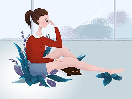 休闲的时候（个人主页-ZMjgyMjkzODQ=） - 艺术插画 - 站酷设计师青草么么原创素材 - 站酷ZCOOL