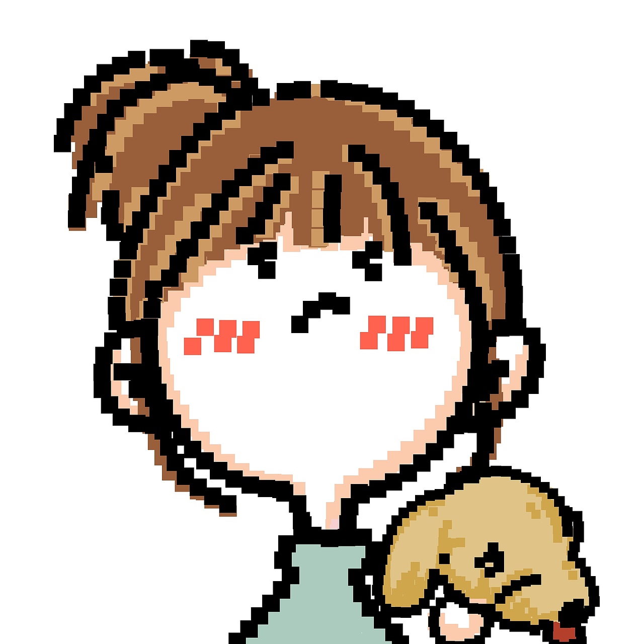 Q版|马赛克小人头像