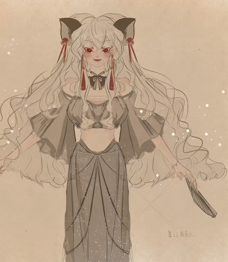 狐狸小姐（图ZMzE3MDQ4NDU2） - 创作习作 - 站酷设计师兔兔plus原创素材 - 站酷ZCOOL