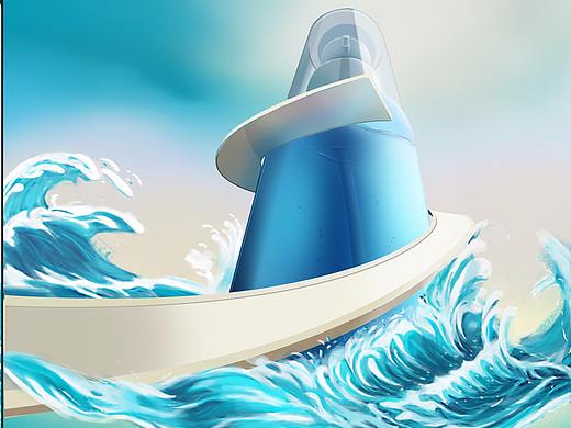 临摹了一半的水密码，画画是个考验耐心的活哟！