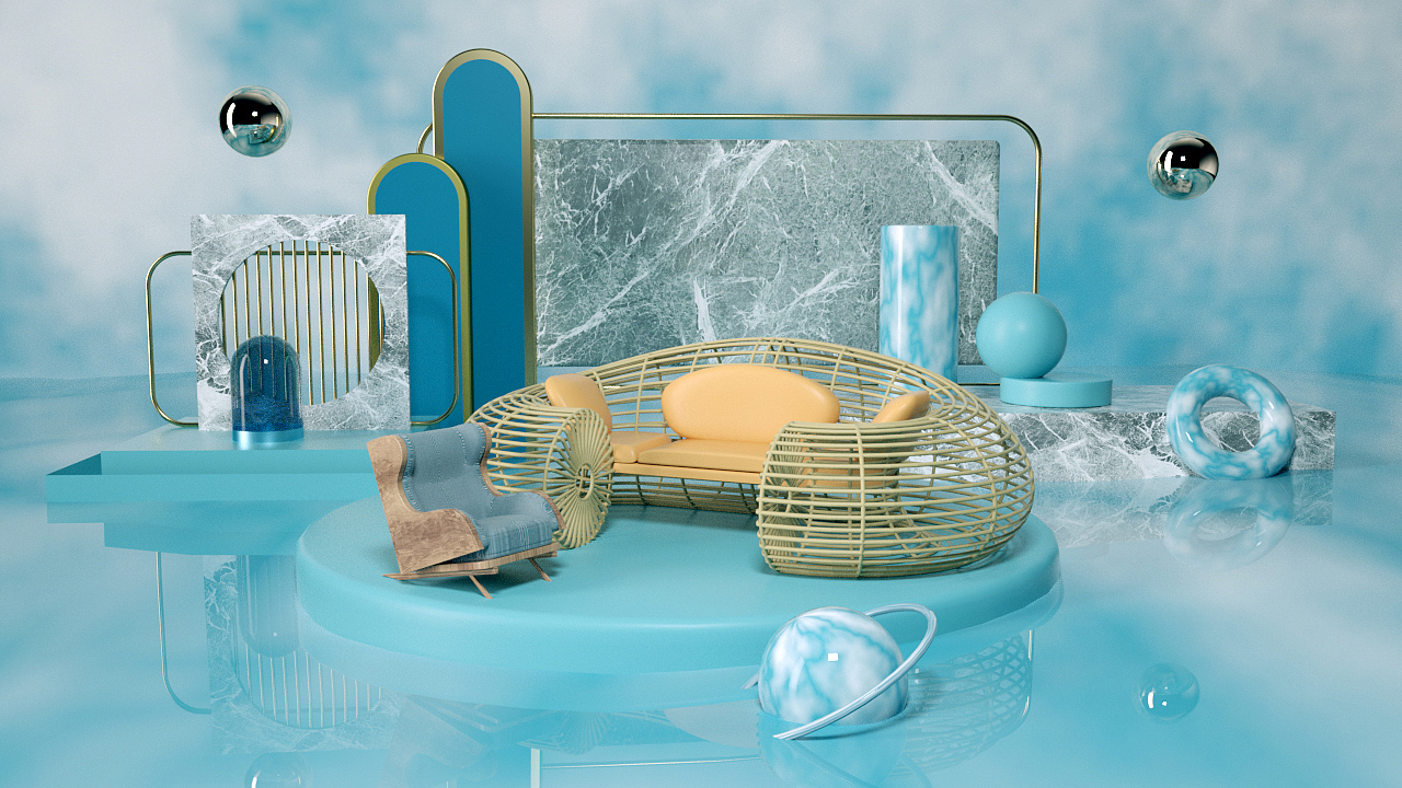 C4D-作品整理（图ZMjM0NDUzMTI0） - 动画/影视 - 站酷设计师奈江原创素材 - 站酷ZCOOL