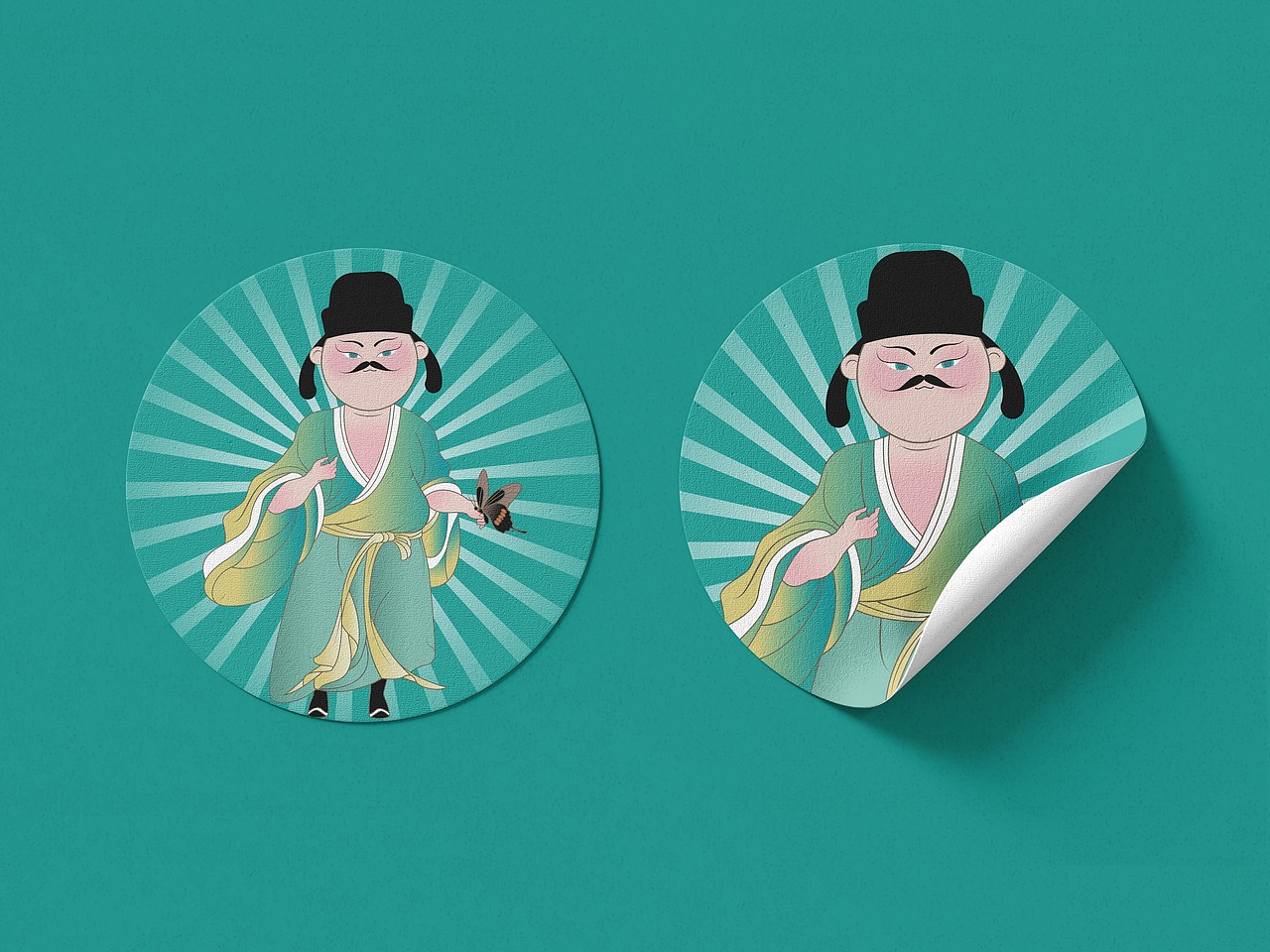 唐风插画（图ZMzA5ODMzMjU2） - 创作习作 - 站酷设计师静颜Elaine原创素材 - 站酷ZCOOL