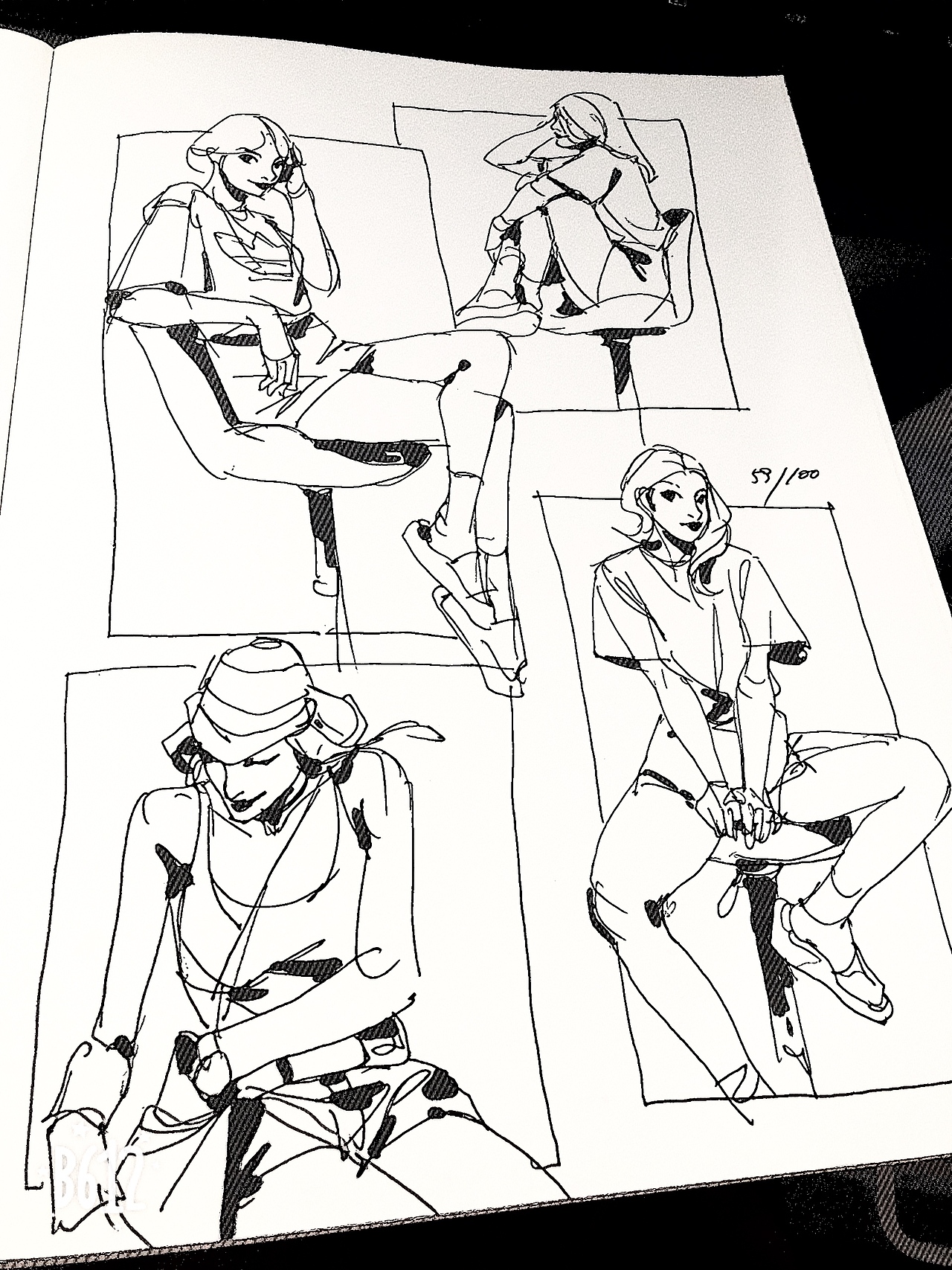 近期速写（图ZMTQ1NDQzNzA0） - 其他 - 站酷设计师加糖薄荷糖原创素材 - 站酷ZCOOL