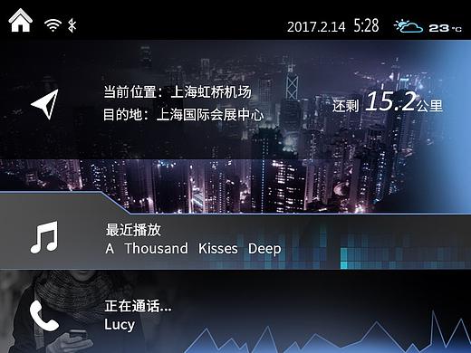 HMI中控界面设计