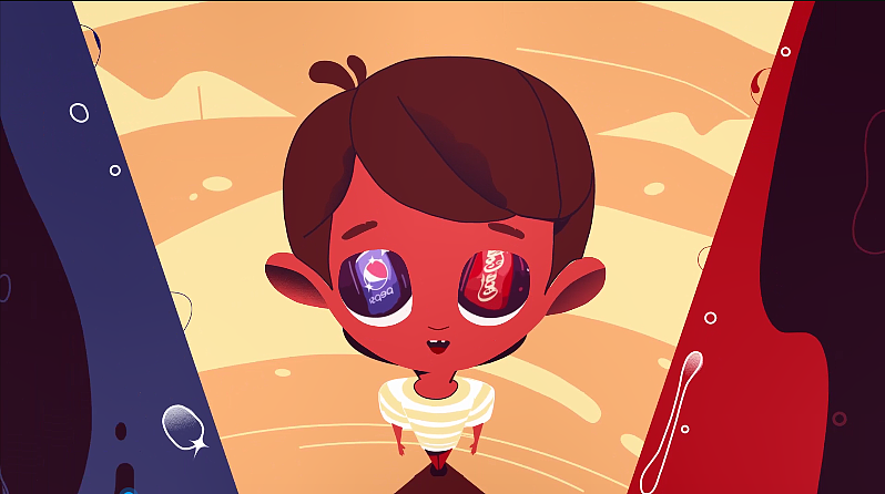 可乐广告临摹mg动画