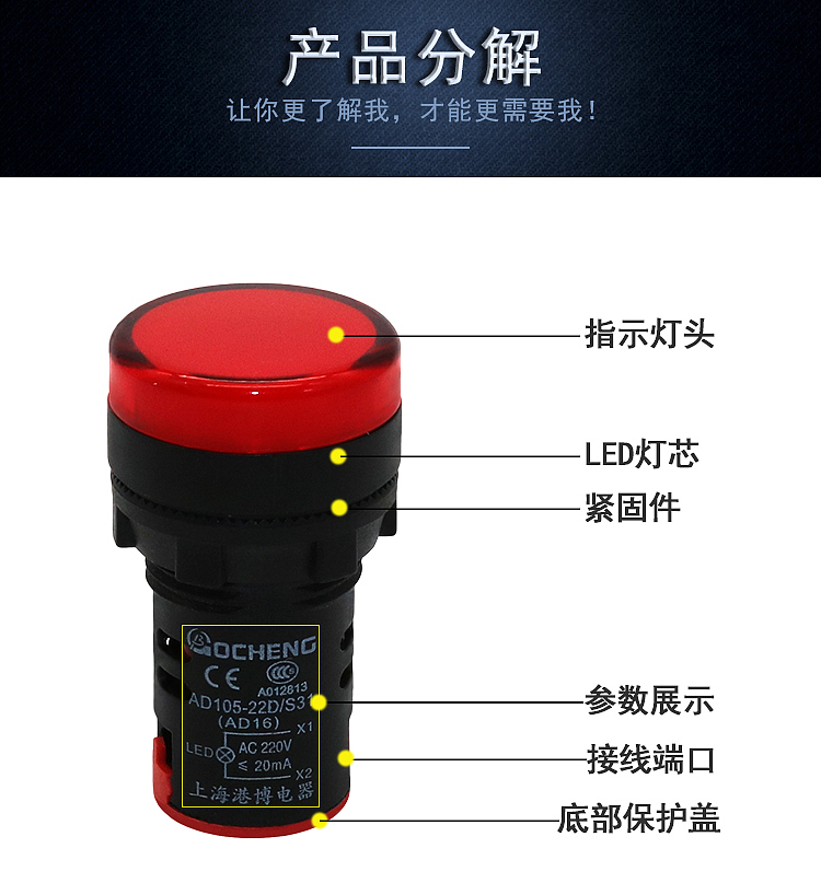 指示灯按钮详情页设计（图ZMTAzOTk5NDky） - 电商 - 站酷设计师风里拾星原创素材 - 站酷ZCOOL