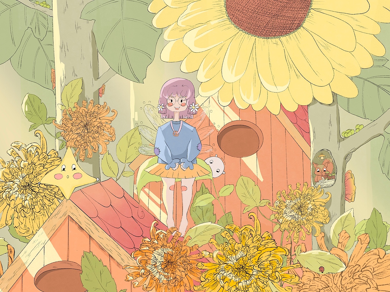 秋色（图ZMjc4MDQ0MDM2） - 创作习作 - 站酷设计师霉子糖原创素材 - 站酷ZCOOL