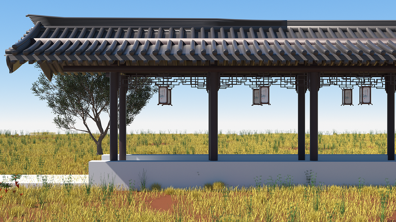 景区园林导视系统设计展厅设计（图ZMjU5OTE1OTg4） - 商业空间设计 - 站酷设计师雨文柒_原创素材 - 站酷ZCOOL