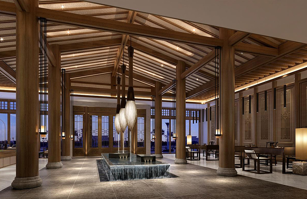 大气中式酒店设计装修效果图-京创装饰（图ZMTY3NTU4NzI0） - 家装设计 - 站酷设计师郑州京创装饰公司原创素材 - 站酷ZCOOL