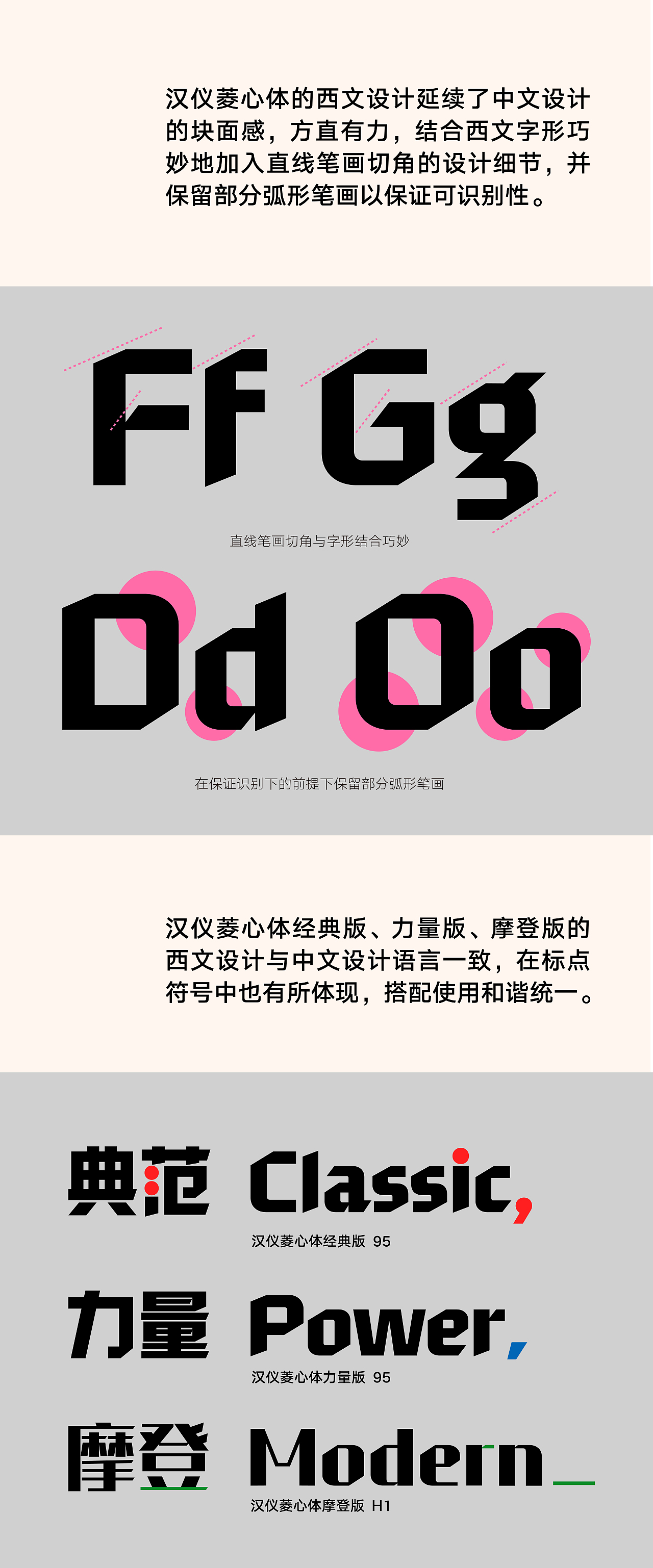 新字推荐|汉仪菱心家族:百变菱心,重塑经典