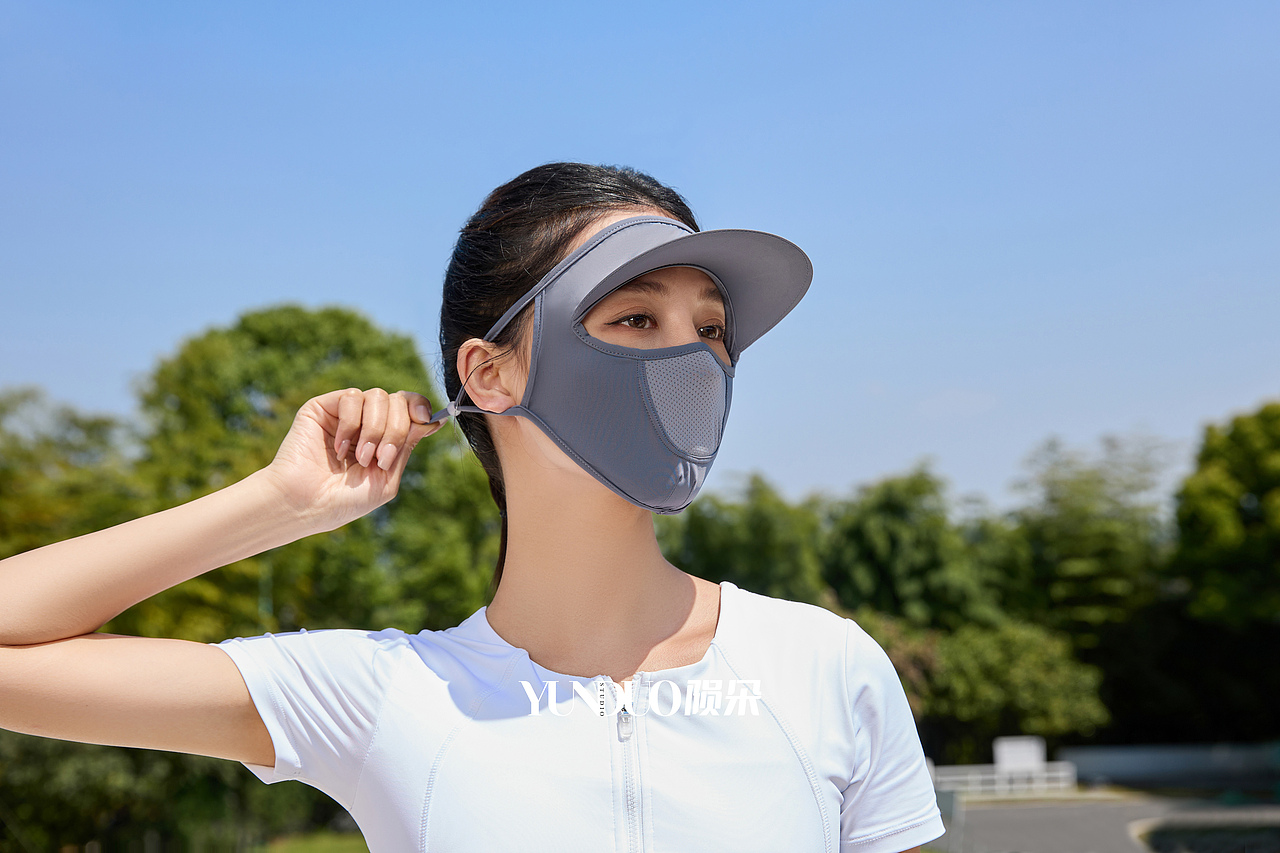 防嗮口罩 防晒冰袖 防晒衣 防晒帽 焦下风格防嗮（图ZMzU0NzkyMDg4） - 产品摄影 - 站酷设计师陨朵商拍刘大奇原创素材 - 站酷ZCOOL