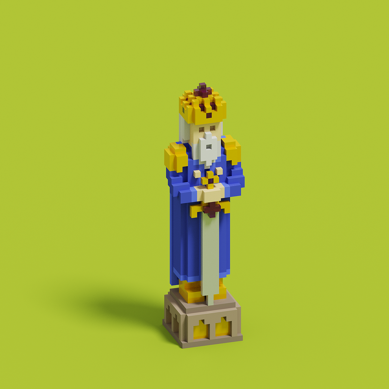 Voxel Art_Chess