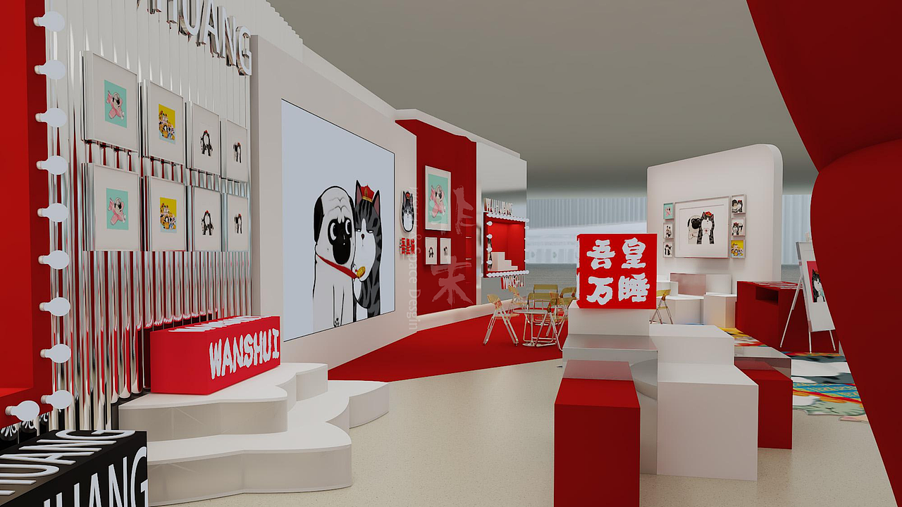 原創(chuàng)：吾皇萬睡2021全球授權(quán)展（上海國展）設(shè)計(jì)方案（圖ZMjgxNzMxODcy） - 展陳設(shè)計(jì) - 站酷設(shè)計(jì)師非末原創(chuàng)素材 - 站酷ZCOOL