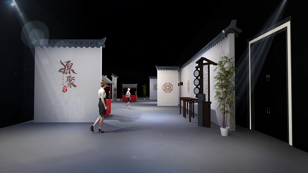 华为总裁之夜活动主视觉及延展（图ZMjEyOTQxMjg0） - 宣传物料 - 站酷设计师yoki的萌萌麻麻原创素材 - 站酷ZCOOL