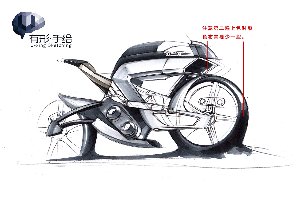 第七步:使用发卡勒272和274分别布置暗部和明暗交界线