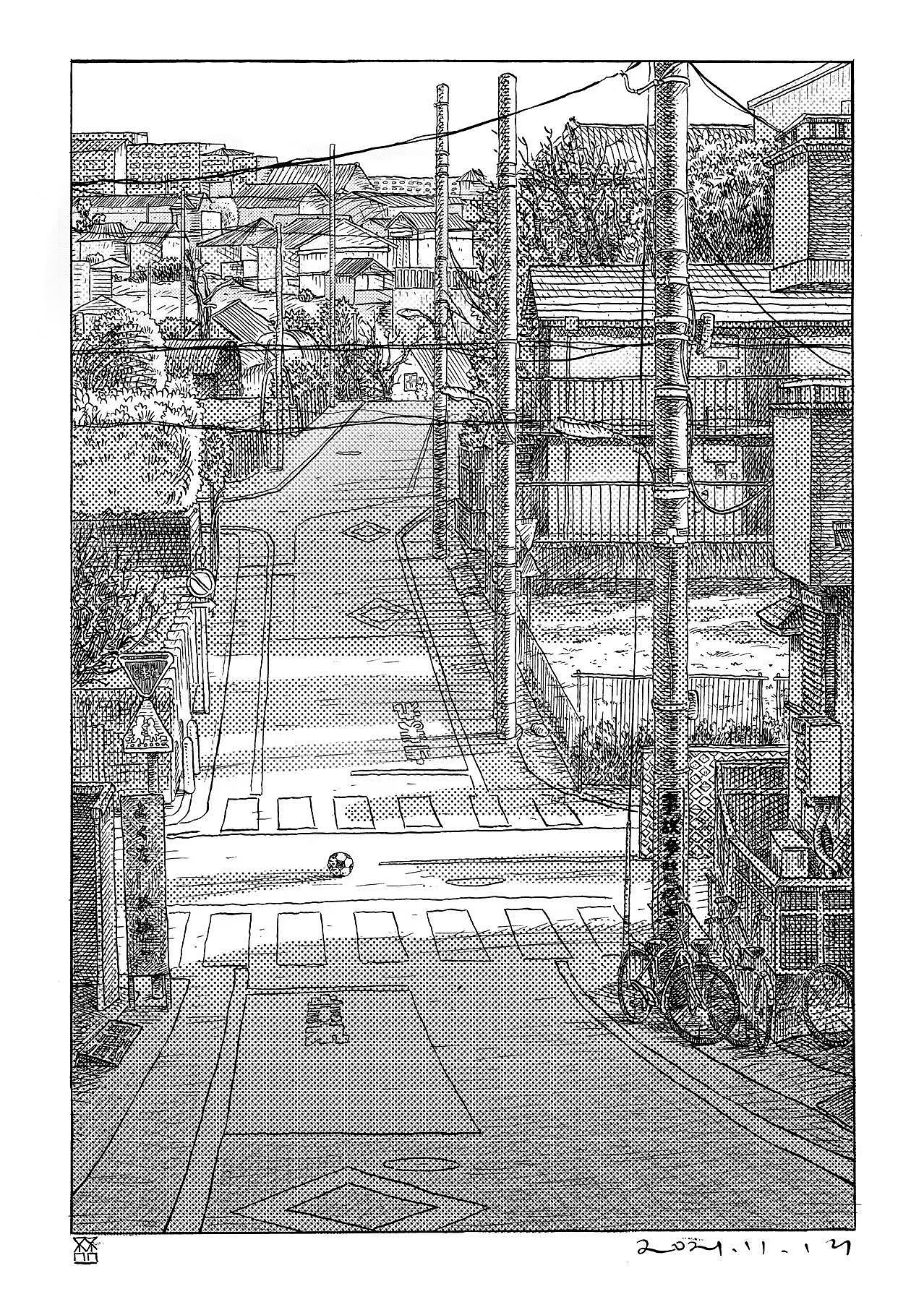 黑白插画创作练习（图ZMjgxNDU1NzI4） - 创作习作 - 站酷设计师李安朔原创素材 - 站酷ZCOOL