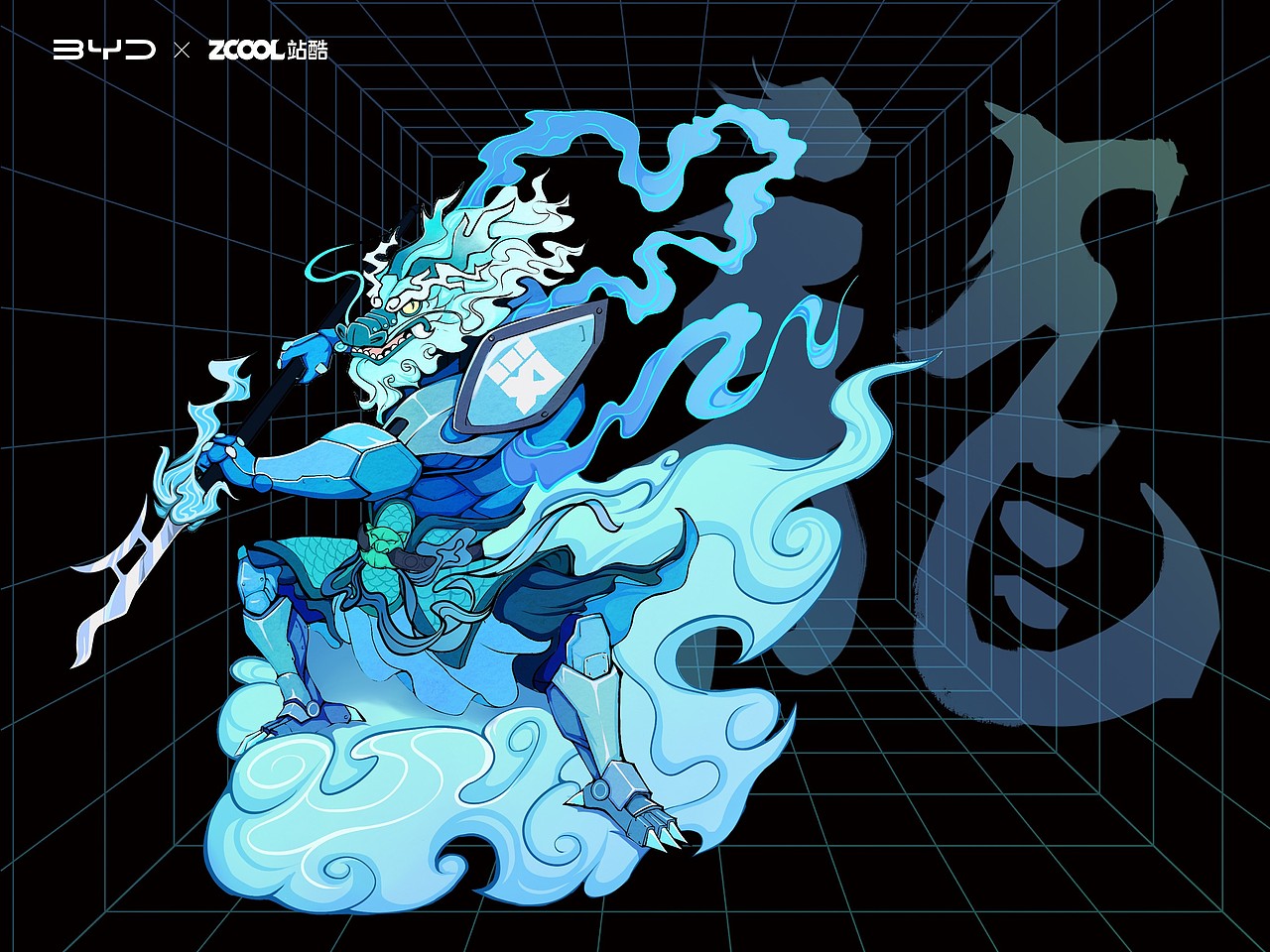 龍吟虎嘯——護(hù)佑平安（圖ZMjkwNTAyNzI0） - 圖案 - 站酷設(shè)計(jì)師貓吃柚子皮原創(chuàng)素材 - 站酷ZCOOL