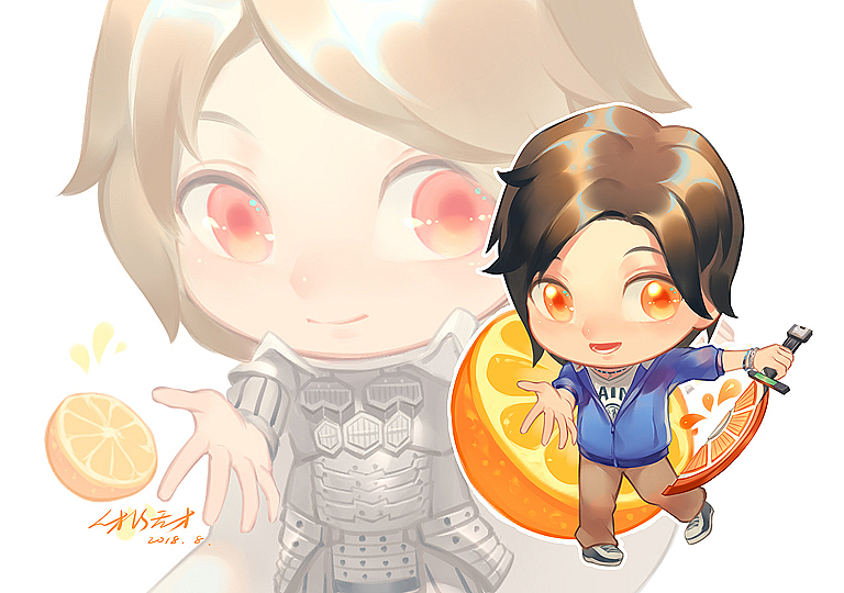 假面骑士铠武 q版挂件图