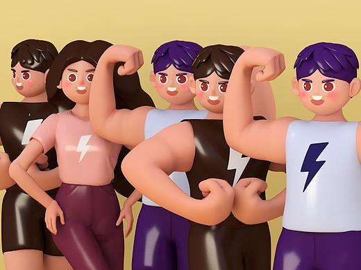 樂刻運(yùn)動(dòng)年度賬單（個(gè)人主頁-ZNDIxMDgzOTY=） - 動(dòng)畫片 - 站酷設(shè)計(jì)師阿嘟BoomOxOx原創(chuàng)素材 - 站酷ZCOOL