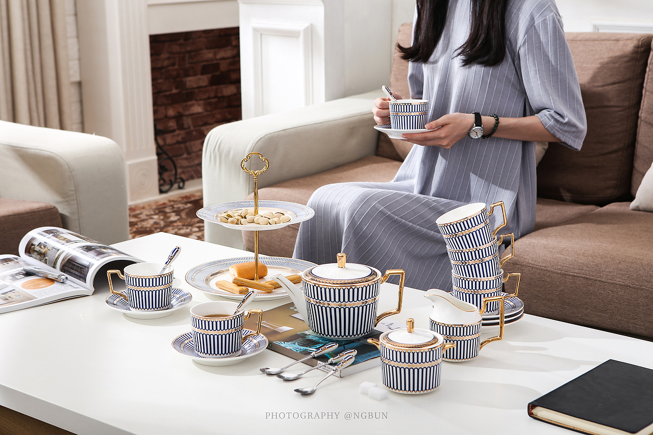 下午茶 | 英式咖啡茶具套装（图ZMTIyMjgxMTA0） - 产品摄影 - 站酷设计师NGBUN原创素材 - 站酷ZCOOL