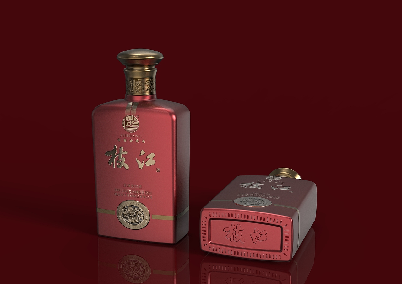 传统风格白酒包装设计（已商用）（图ZMjE3NDU4OTky） - 包装 - 站酷设计师侯琳原创素材 - 站酷ZCOOL