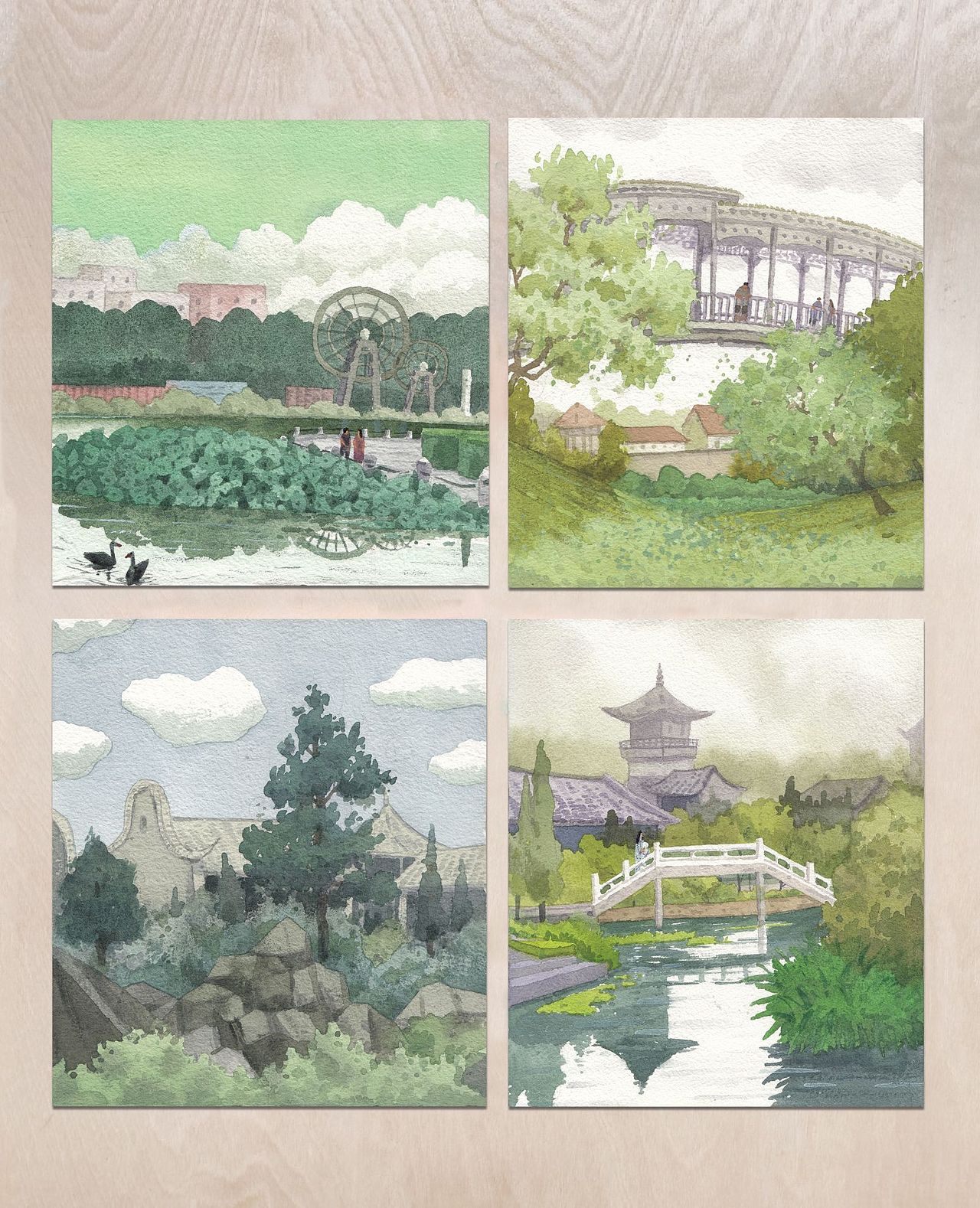 『画本系列』-我的第45本画本-绿色狂想曲主题习作（图ZMzUyNDk3MDYw） - 绘画 - 站酷设计师画画的陈一丘原创素材 - 站酷ZCOOL