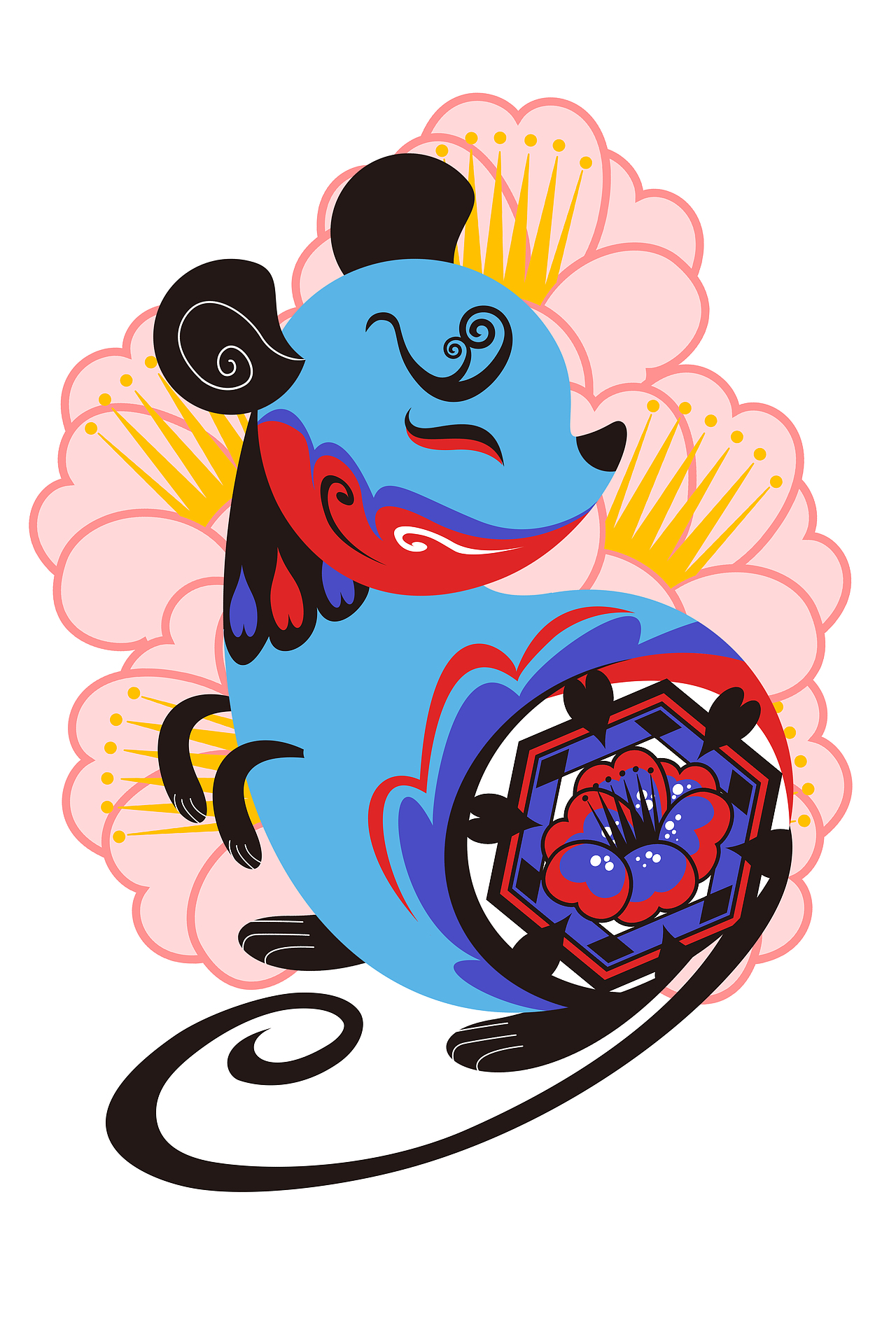2020鼠年卡通插画设计（图ZMTgxNDM4OTky） - 商业插画 - 站酷设计师设图66原创素材 - 站酷ZCOOL