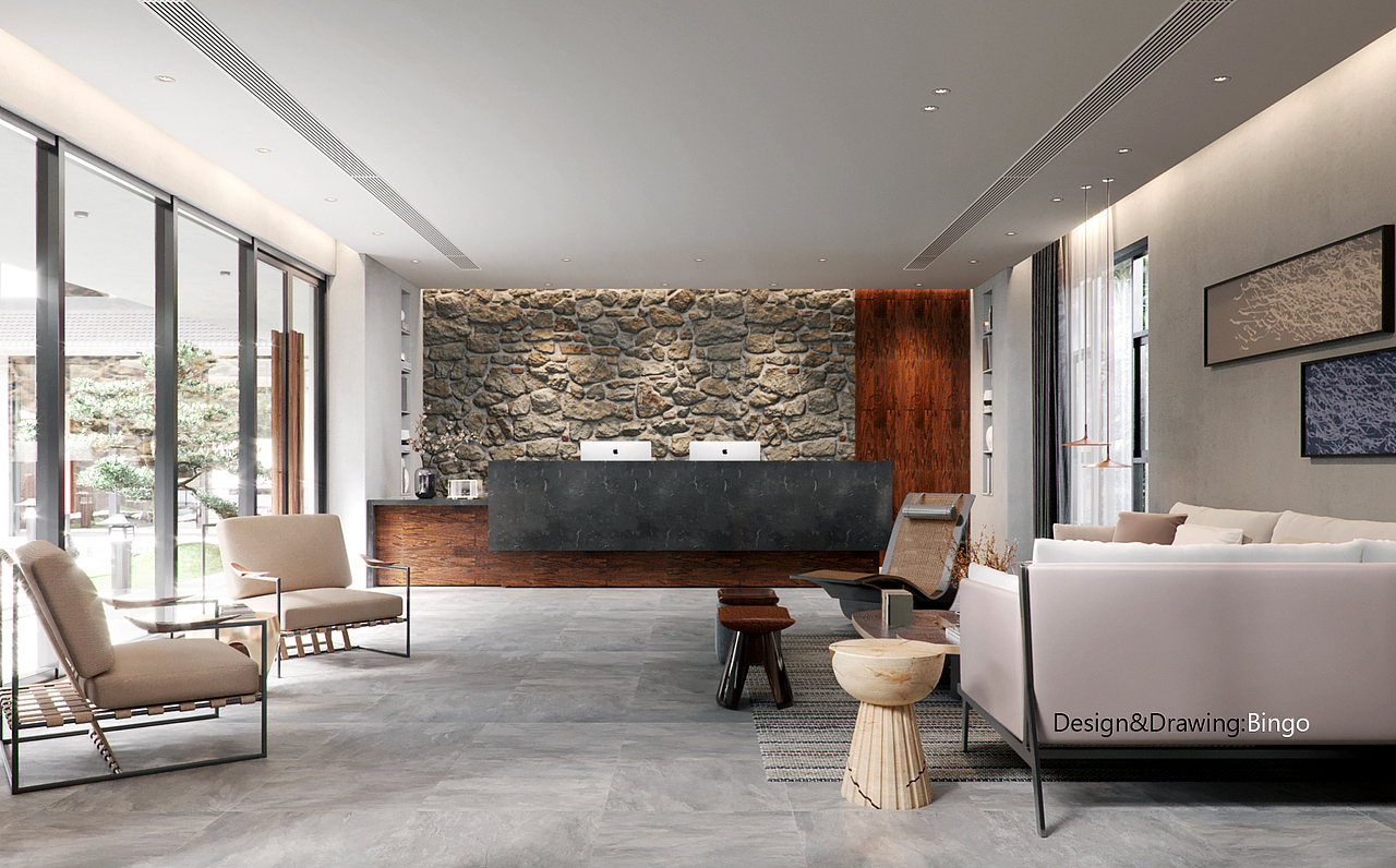 一间民宿设计（上）（图ZMTkzODYxMTgw） - 家装设计 - 站酷设计师Bingo斌原创素材 - 站酷ZCOOL