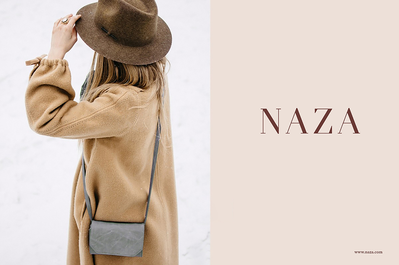 字體極簡化，塑造大牌感 | NAZA時尚女裝（圖ZMjMwODI3NTQw） - Logo - 站酷設(shè)計師腦洞星球策略設(shè)計原創(chuàng)素材 - 站酷ZCOOL