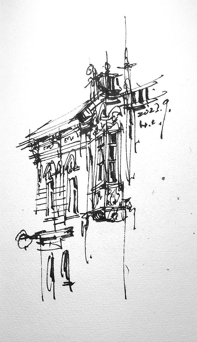 《高红成水彩建筑风景速写作品集》