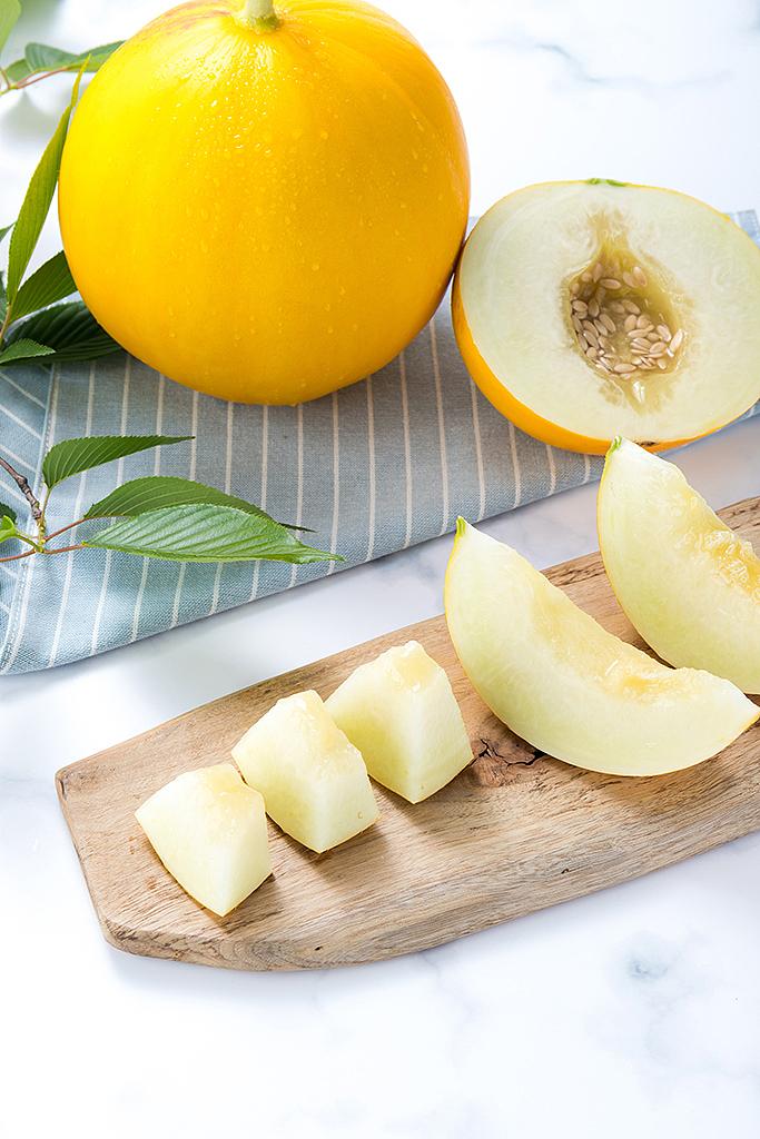 哈密瓜甜瓜淘宝静物拍摄