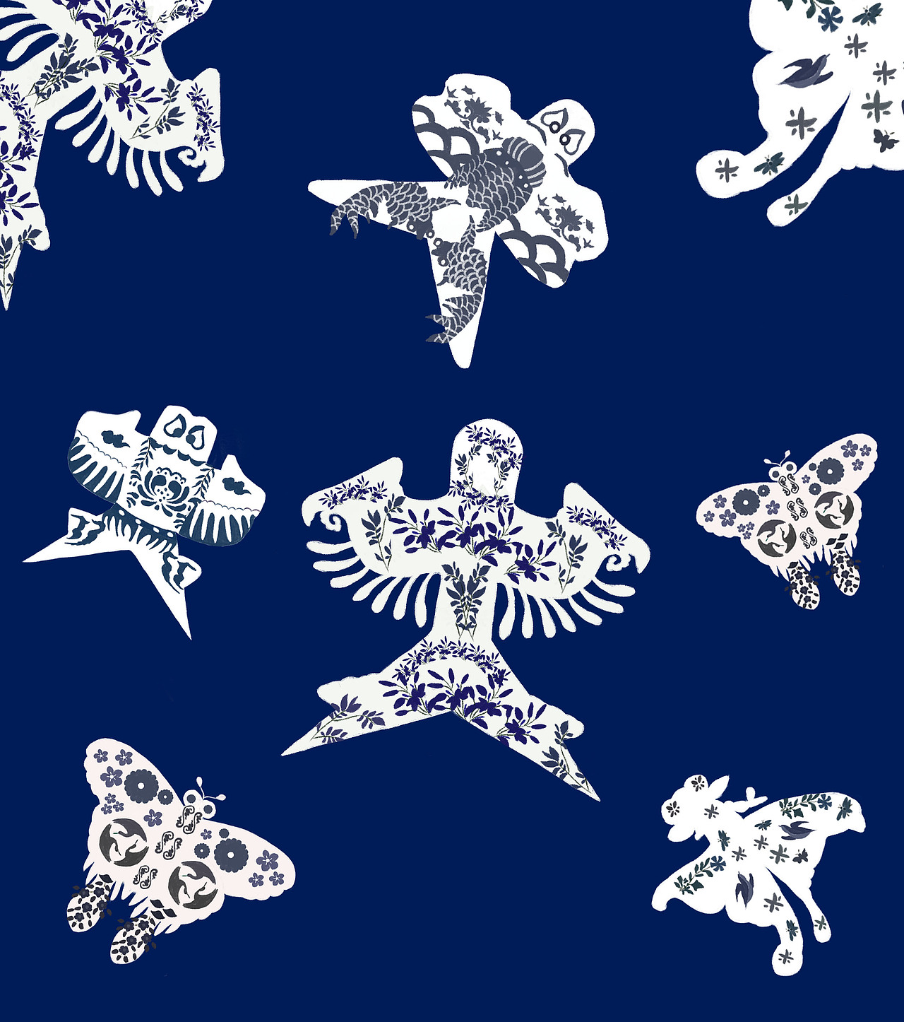 鸢|插画|创作习作|小王不慌张啦_原创作品-站酷zcool