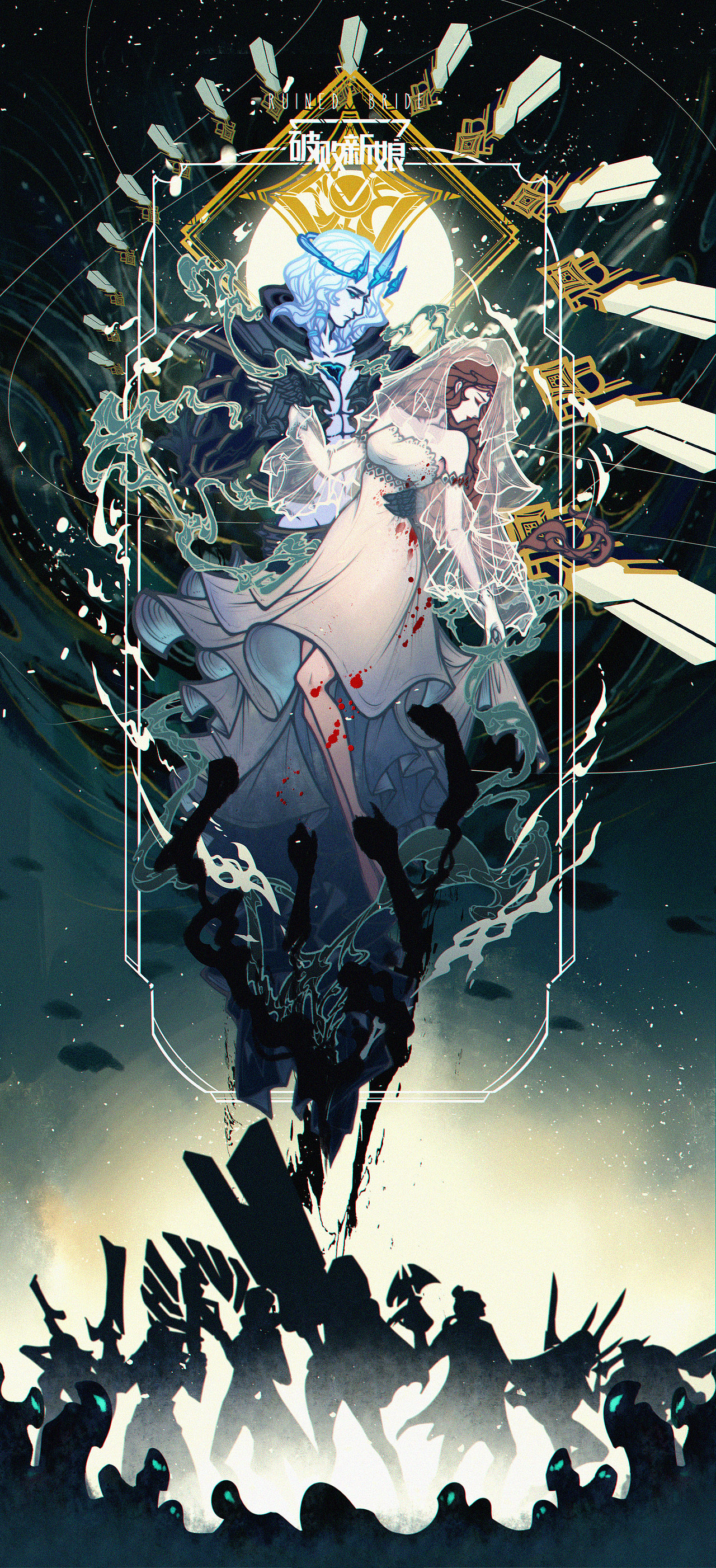 【英雄联盟 ✦ 破败新娘】（图ZMjY3NjAzOTYw） - 商业插画 - 站酷设计师MonsterV原创素材 - 站酷ZCOOL