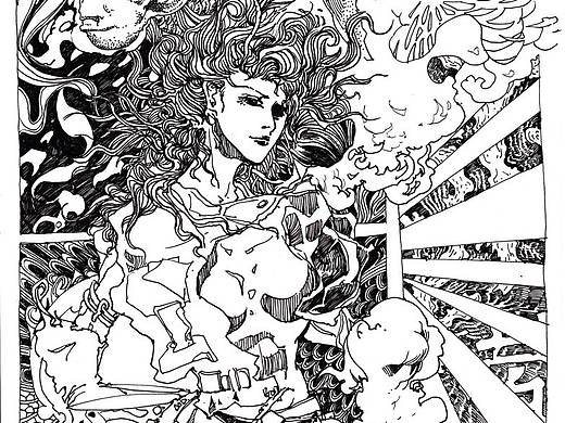 原创素描漫画作品（2013-4）（个人主页-ZMjk0NjYzMDA=） - 创作习作 - 站酷设计师猫小灵原创素材 - 站酷ZCOOL