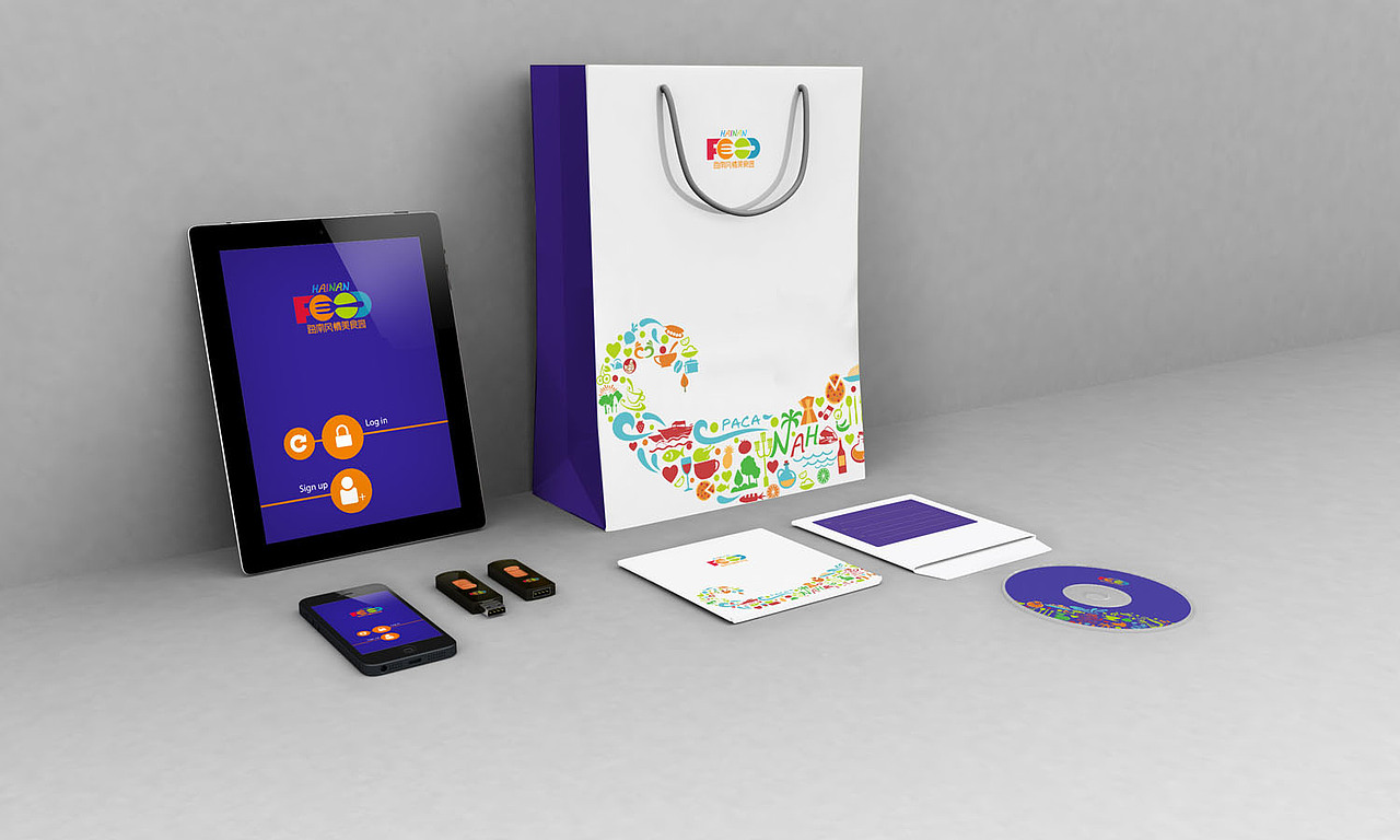 海南風(fēng)情美食園（圖ZMTY0NDczMTA0） - 品牌 - 站酷設(shè)計(jì)師大海先生品牌設(shè)計(jì)原創(chuàng)素材 - 站酷ZCOOL