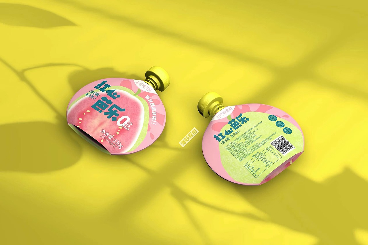 {原创}芭乐饮料果汁包装设计
