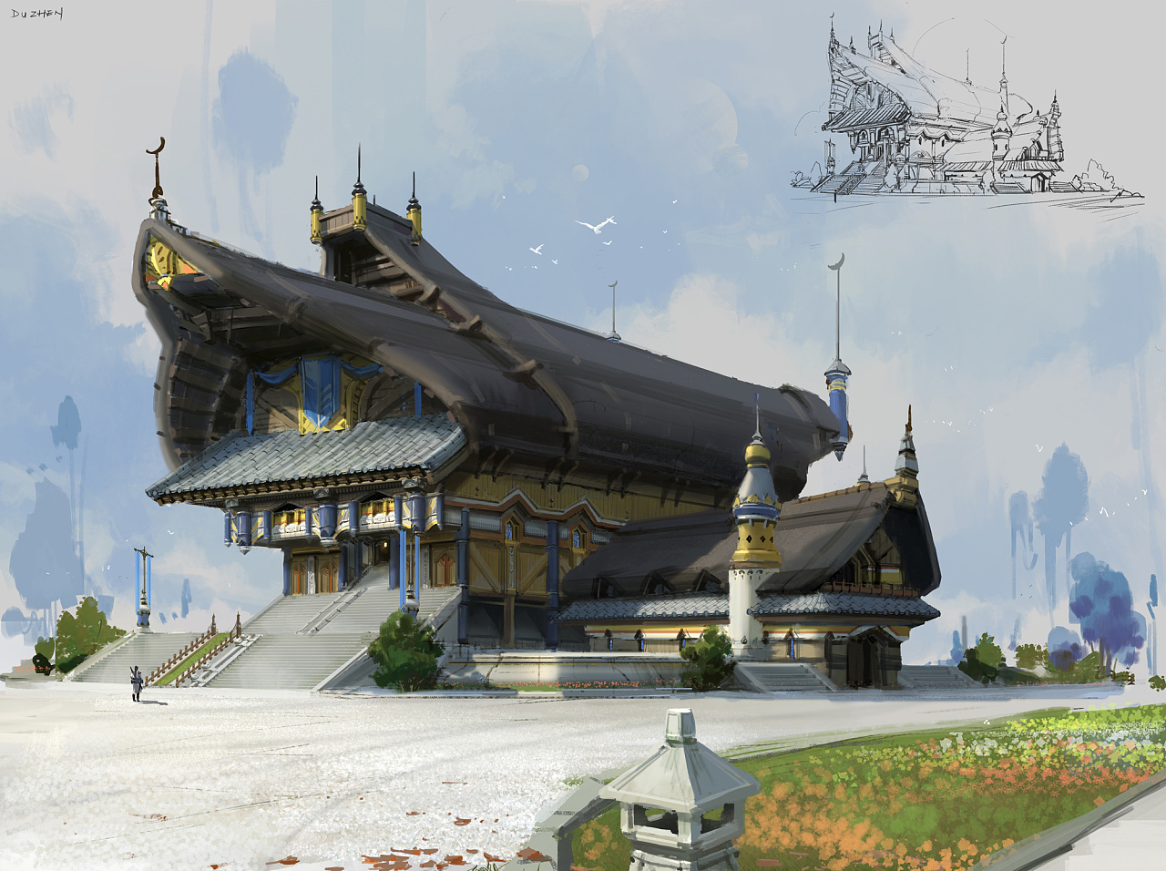 洛克猴杜震-关于游戏中场景单体建筑设计的那些事