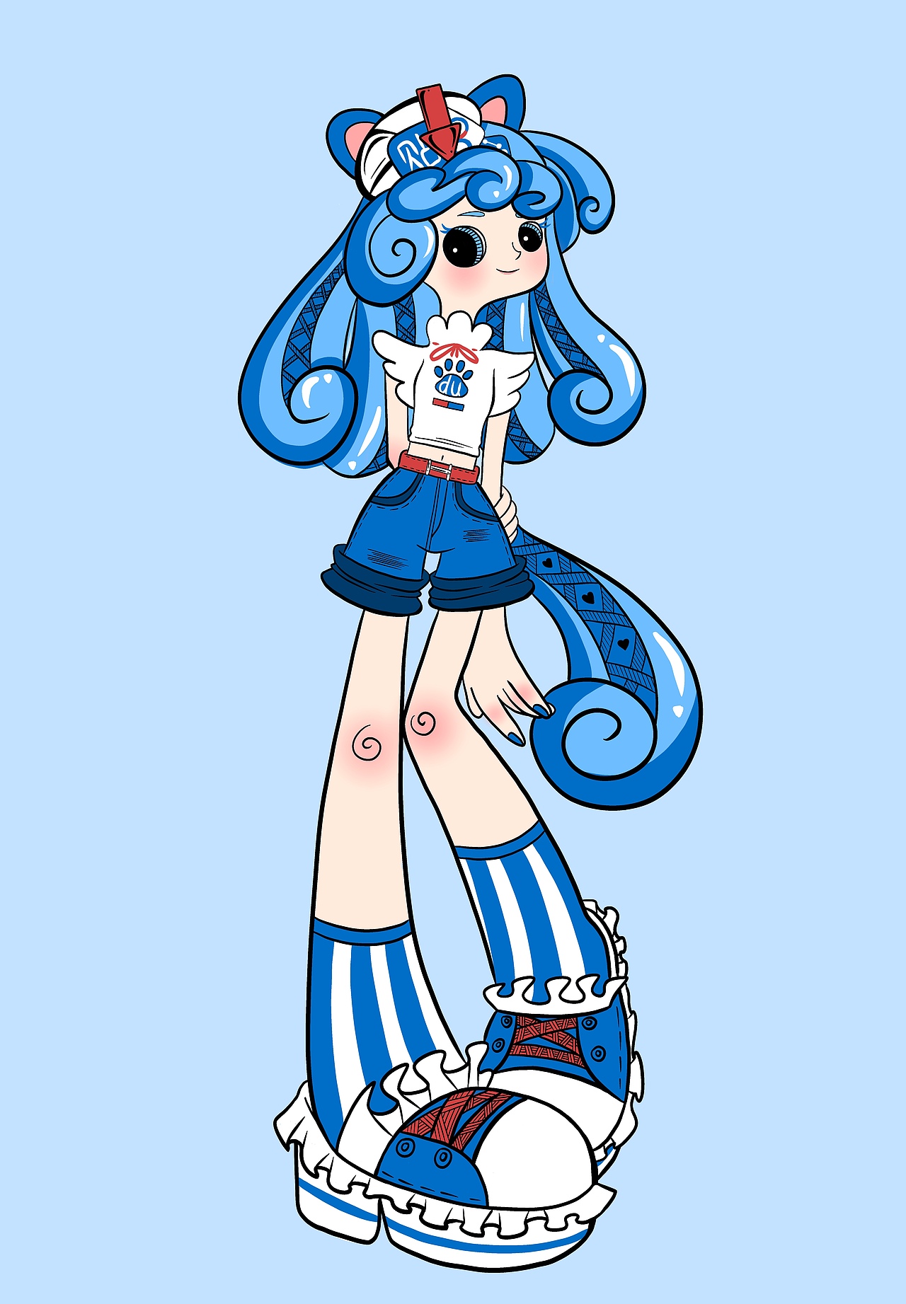 app女郎ip形象设计