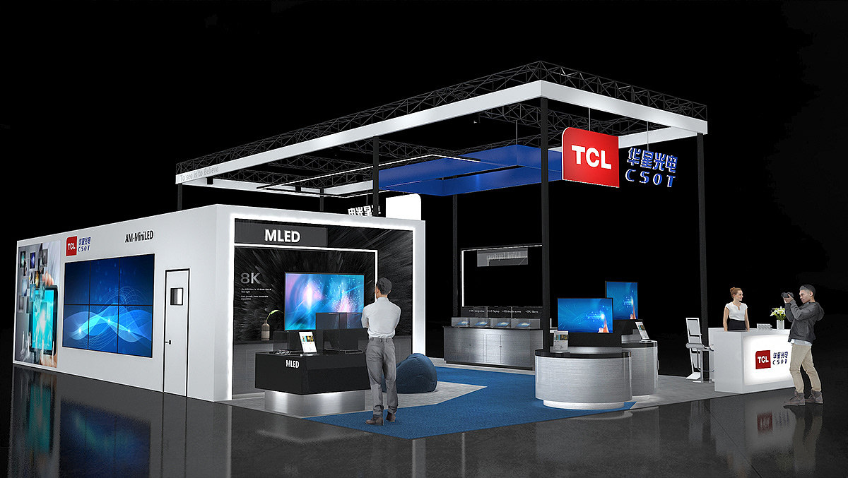 TCL展台设计（图ZMjA4ODM2ODUy） - 其他三维 - 站酷设计师3D设计联系我原创素材 - 站酷ZCOOL