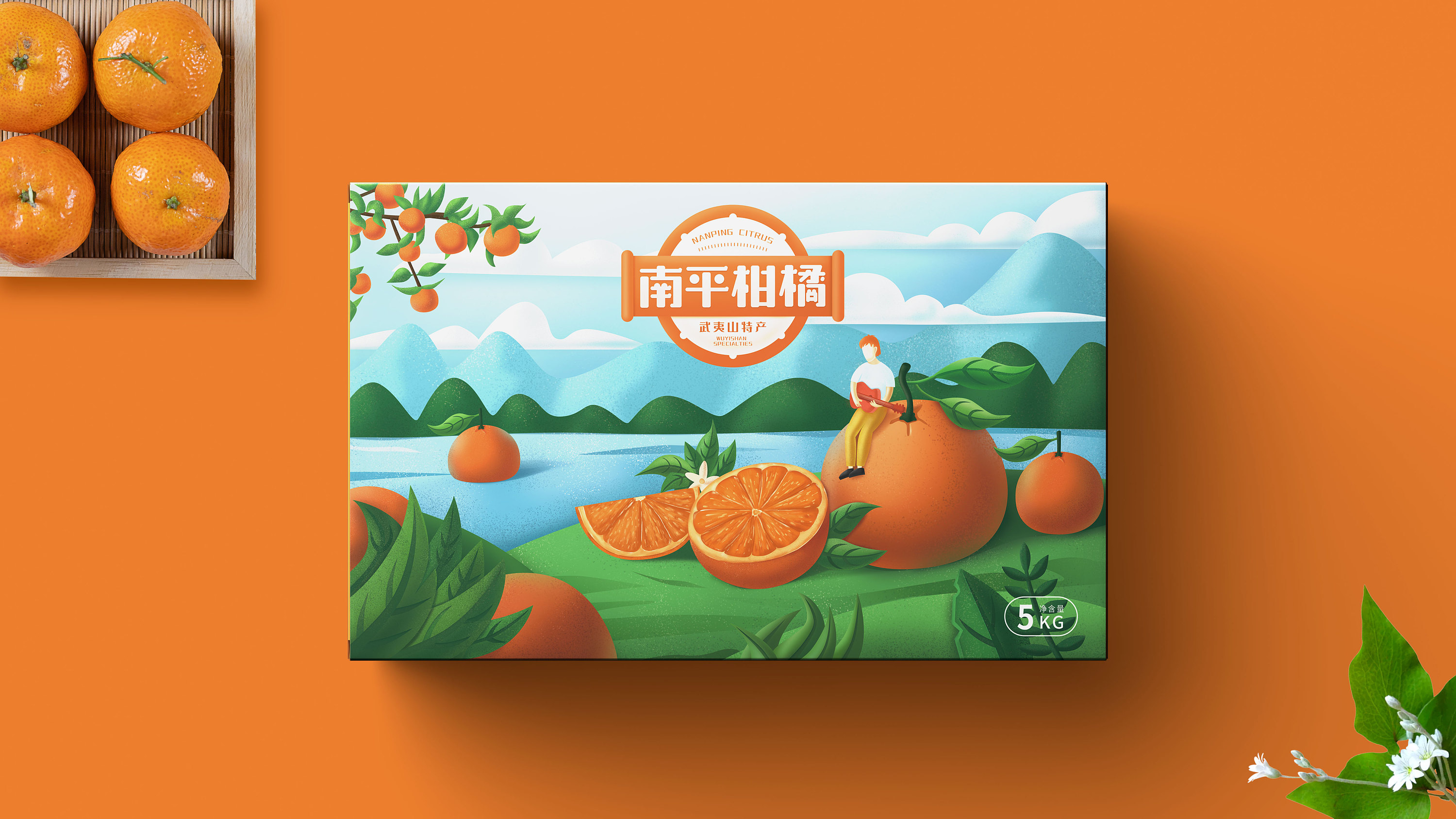 武夷山水-南平柑橘包装|平面|包装|尤瑞设计实验室 - 原创作品 - 站酷