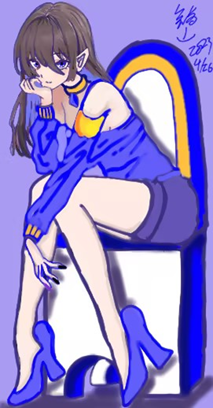 摩登女郎和摩登椅子（图ZMzY1MTU3MTY0） - 创作习作 - 站酷设计师Oyama一Studio原创素材 - 站酷ZCOOL