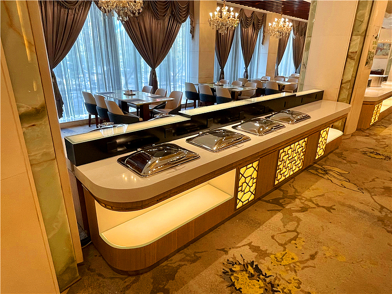 大理石自助餐台设备制作安装